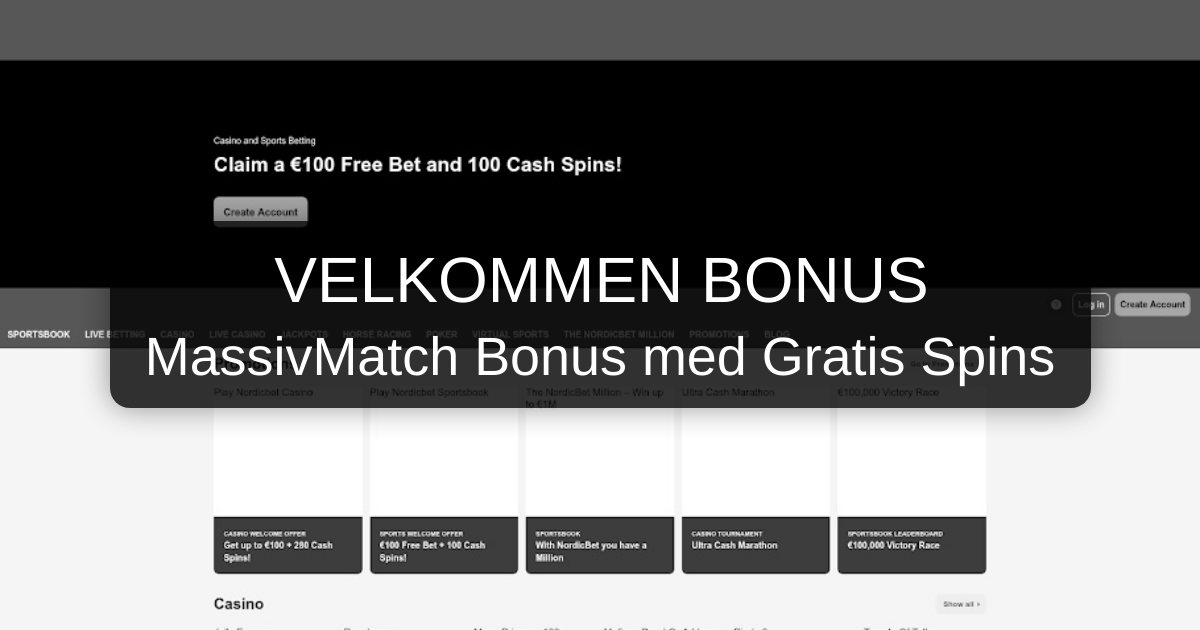 NordicBet Casino til danske spillere